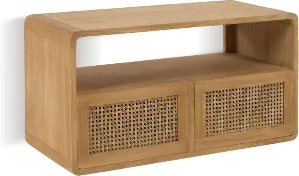 Sabiela, Mueble de baño, natural, madera maciza