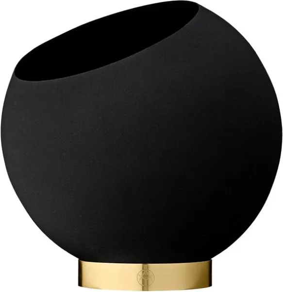 AYTM GLOBE Maceta Negra Ø21 cm
