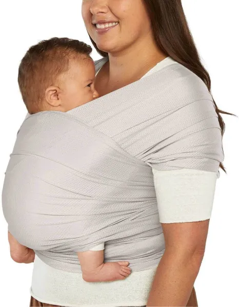 Aura Mesh Fular Elástico - Gris Suave