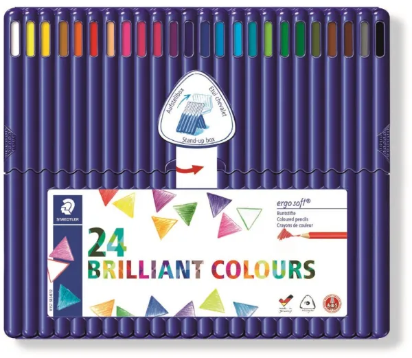 Lápiz de color Ergosoft surtido (24)