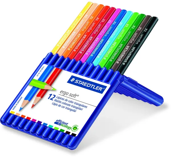 Lápiz de color Ergosoft surtido (12)