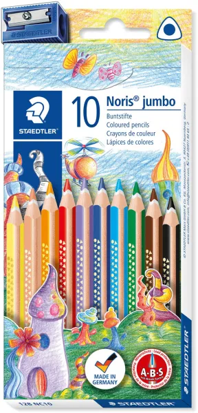 STAEDTLER Noris 128 Jumbo lápices de colores