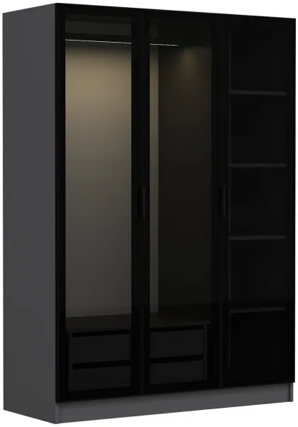 FUNZI LIVING antracita negra - 2271 Armario