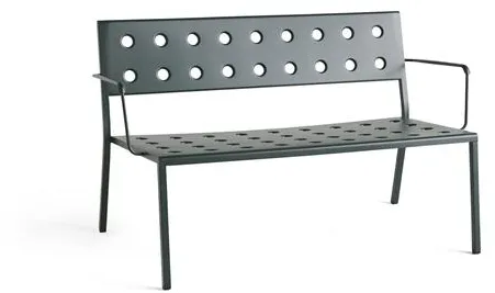 HAY Balcony Lounge Banco con Reposabrazos Dark Forest