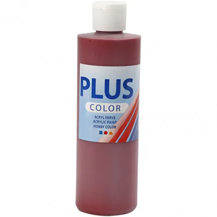 Pintura para manualidades Plus Color, rojo brillante, 250 ml/1 ud.
