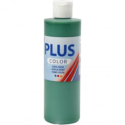 Pintura para manualidades Plus Color, verde brillante, 250 ml/1 ud.