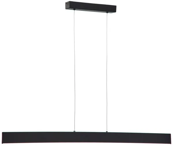 Boadella, lámpara colgante, negra, metal