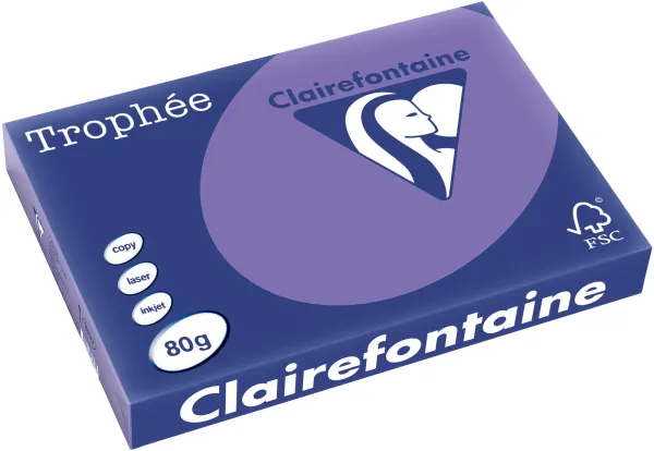 Q-connect Trophee papel de copia A3 80g morado intenso 500 hojas