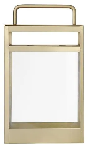 Cozy Living Pure Nordic Linterna Mediana Oro Mate
