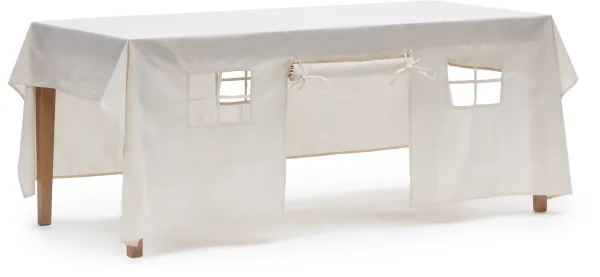 LAFORMA Temis casa de juegos - algodón blanco (230x210)