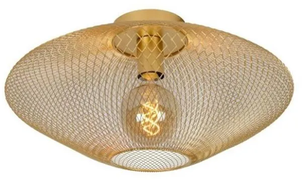 Lucide Mesh Lámpara de Techo Ø45 Oro Mate/Latón