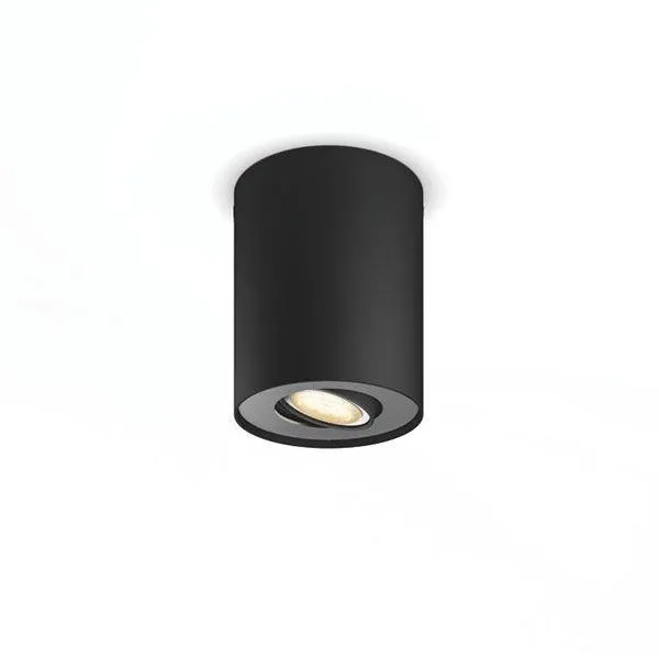 Philips Hue Pillar Single Spot Negro incl. Regulador