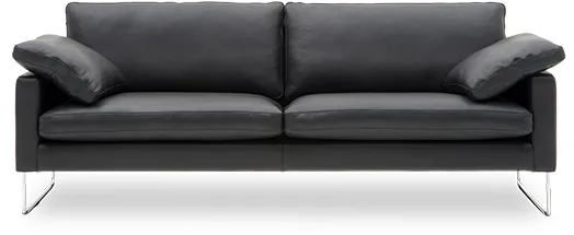 Sofá de cuero Nielaus Handy - 3 pers.