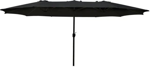 Parasol doble negro 270x460cm