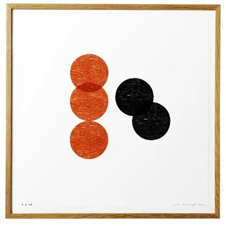 Motarasu Wood Works Imprint 3 Negro y Rojo