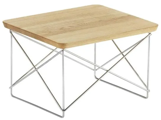 Vitra Occasional LTR Mesita de Noche Roble/Cromo