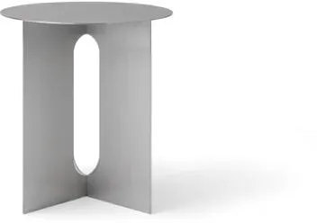 Base Audo Androgyne para mesa auxiliar Acero cepillado