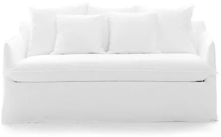 Gervasoni Ghost 13 Sofá cama Lino Bianco