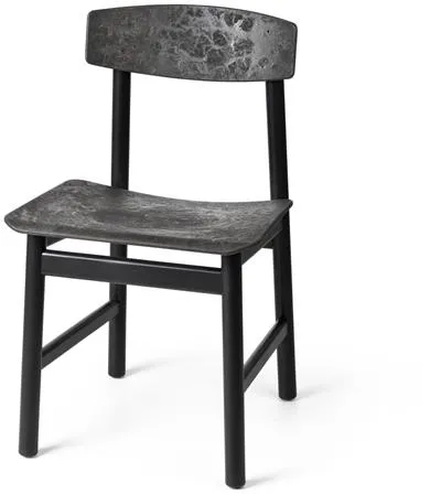 Mater Conscious BM3162 Silla de comedor Haya negra/Coffee negra