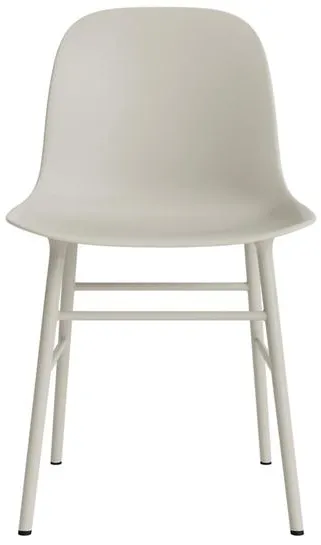Normann Copenhagen Form Silla de comedor Gris claro/Acero