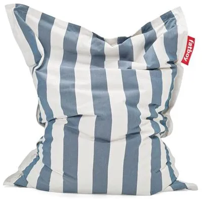 Fatboy Original Silla Puf para Exterior Stripe Ocean Blue