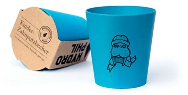 Organic Beauty Vaso para cepillos de dientes Azul Hydrophil (1 ud)