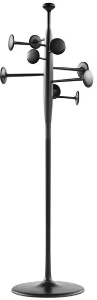 Perchero Mater Trumpet Aluminio Reciclado Negro