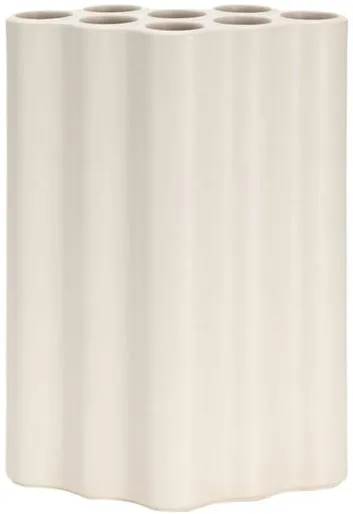 Vitra Nuaga Céramique Jarrón Grande Blanco