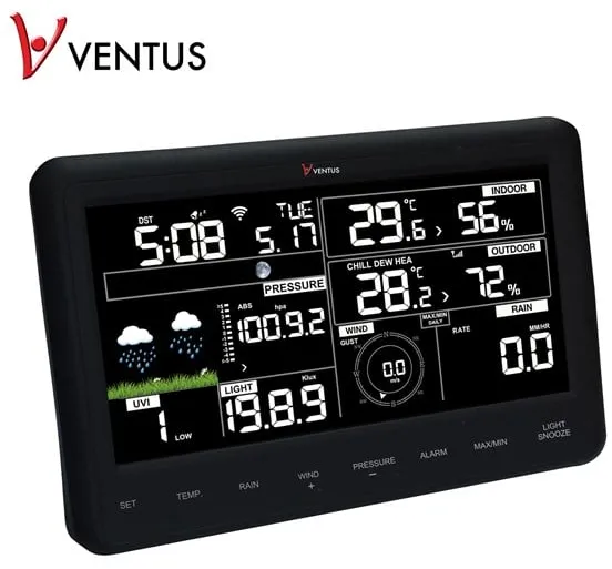 VENTUS Estación Meteorológica Wifi W830W